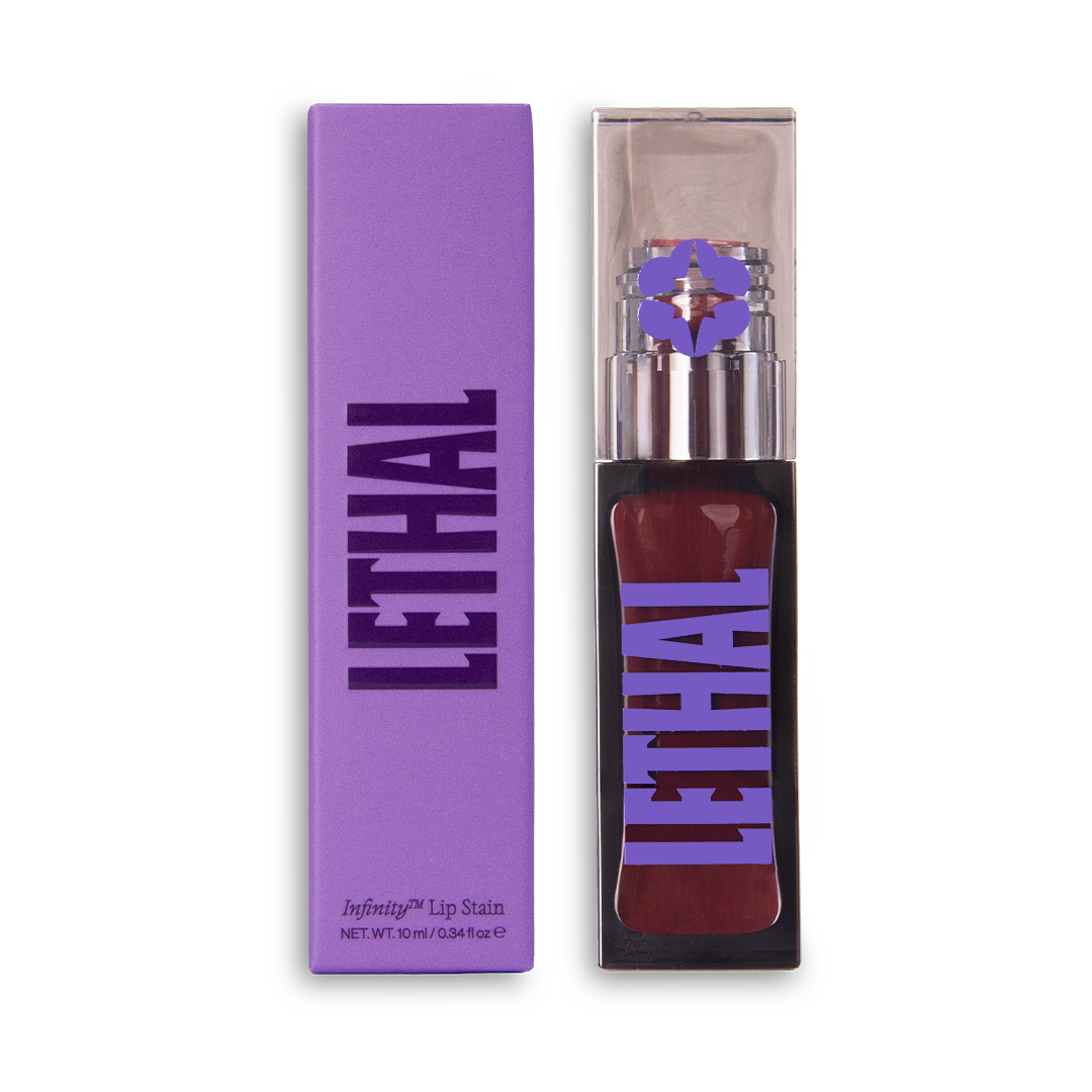 Hemlock - Vegan Lip Stain Koyu kırmızı, pembe alt tonlu